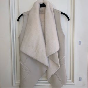 BlankNYC Faux Fur / Faux Leather Vest